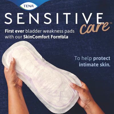 TENA Sensitive Care Extra Coverage Overnight Incontinence Pads
