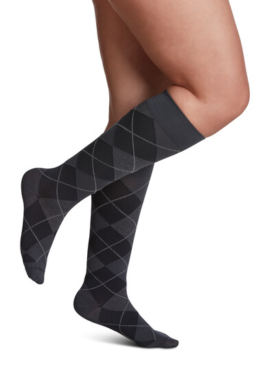 Sigvaris Compression Stockings - Women - Microfiber Shades - Calf High - 15-20mmHg