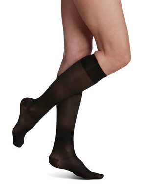 Sigvaris Compression Stockings - Women - Sheer - Calf High- 15-20mmHg