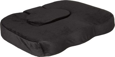 Orthopedic Memory Foam Seat Cushion with Removable Coccyx Pad
