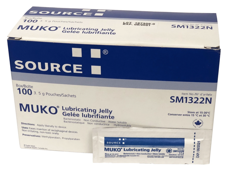 Muko Lubricating Jelly 3.5g Packets (Box of 100)
