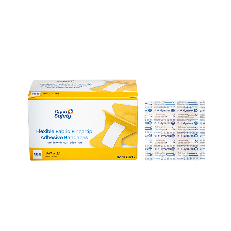 Dyna Safety Fabric Fingertip Bandages (Box of 100)