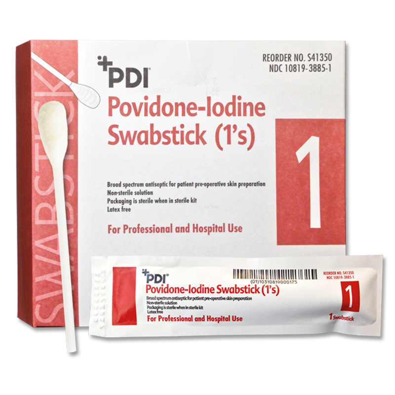 PDI Povidone-Iodine Swabsticks