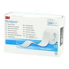 Micropore White Tape - 1" x 10yds