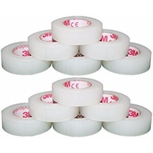 Transpore Clear Tape - 0.5" x 10yds