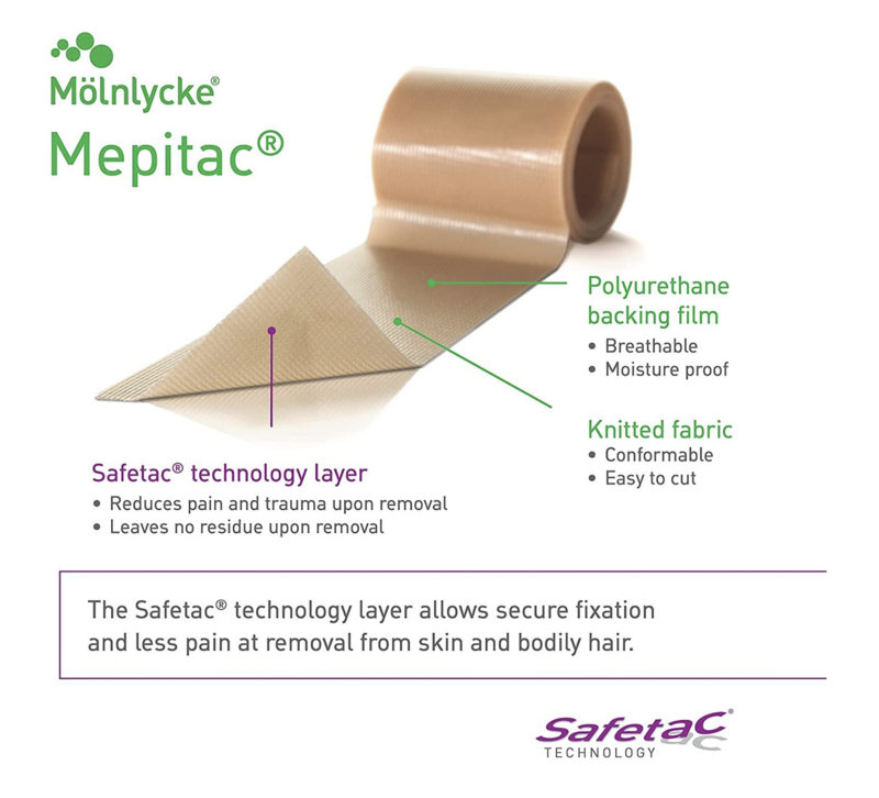 Mepitac Soft Silicone Adhesive Tape