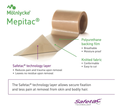 Mepitac Soft Silicone Adhesive Tape