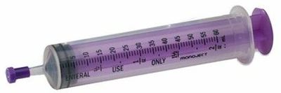 Purple Syringe with ENFit Connection