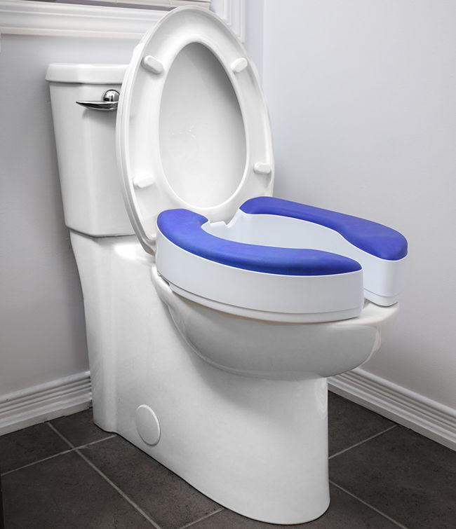 4" Adjustable Raised Toilet Seat - Universal