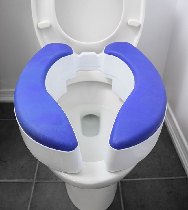 4" Adjustable Raised Toilet Seat - Universal