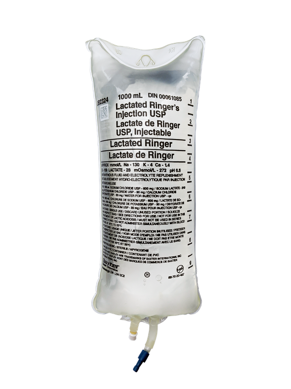 1000ml Lactated Ringer Solution Bag