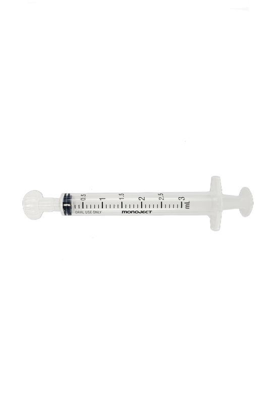 Oral Syringes with Caps