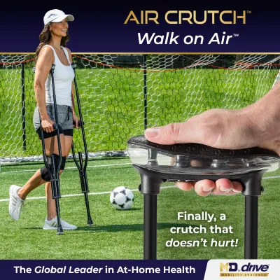 Drive MD-Air Crutch - Universal Size (4'7" - 6'7")