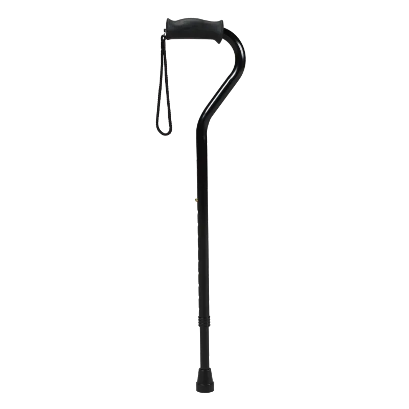 Soft Silicone Handle Offset Adjustable Cane