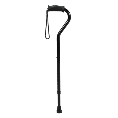 Soft Silicone Handle Offset Adjustable Cane
