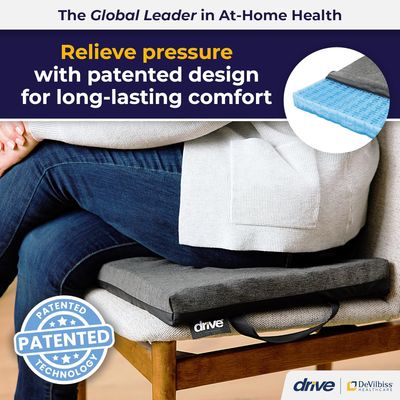 Drive DualEase Gel Seat Cushion