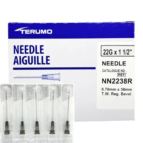 Terumo Needle 22g x 1.5''