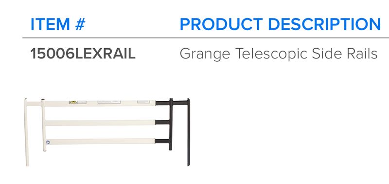 Drive Grange Telescopic Side Rails