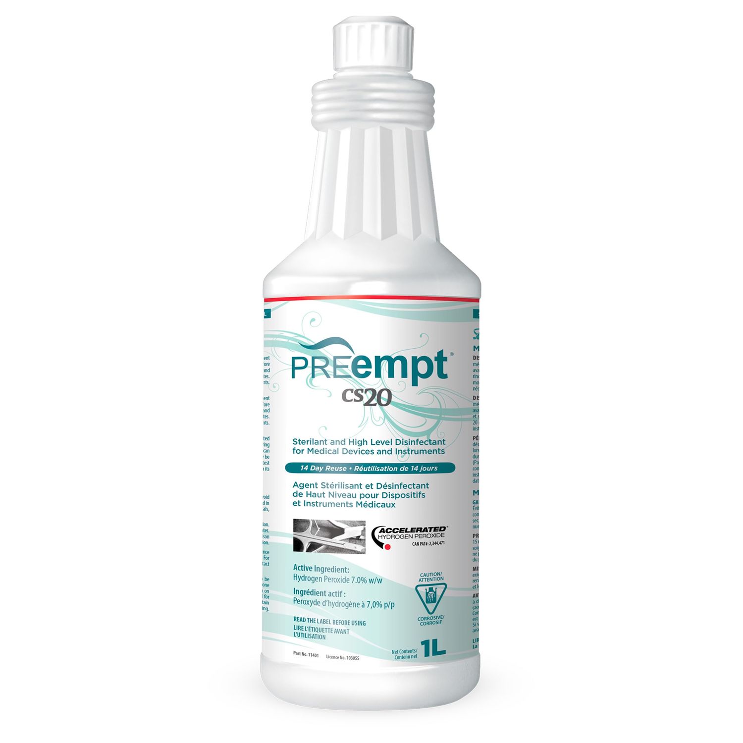 PREempt CS 20 — Instrument Disinfectant