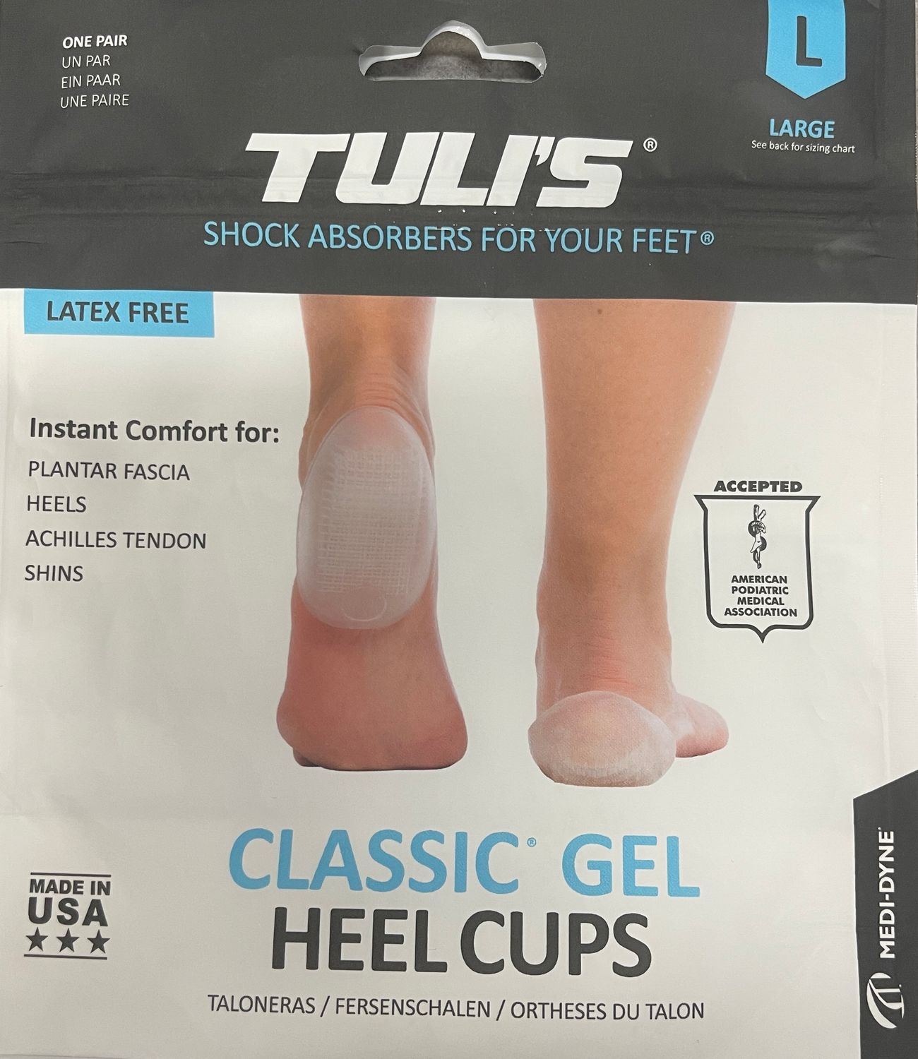 Tuli's Gel Classic Heel Cups