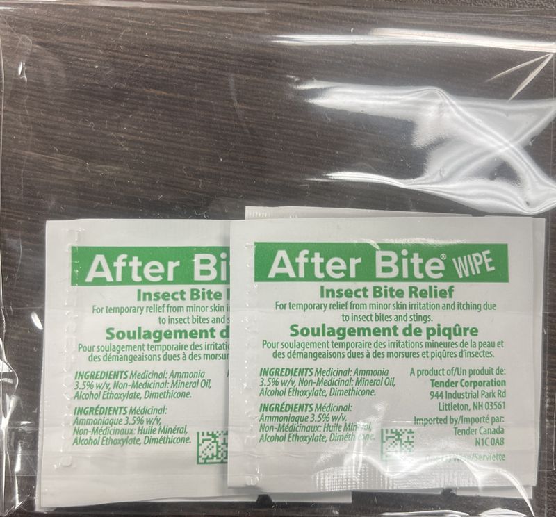 After Bite Insect Sting Relief Pad (Package of 5)