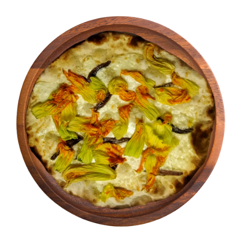 PIZZA FIORI DI ZUCCA & ALICI