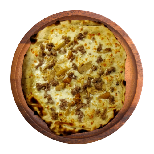 PIZZA PORCINI & SALSICCIA