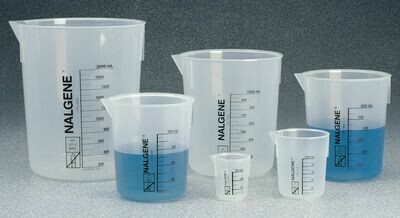 BEAKER PPCO L/F 1000ML NALGENE