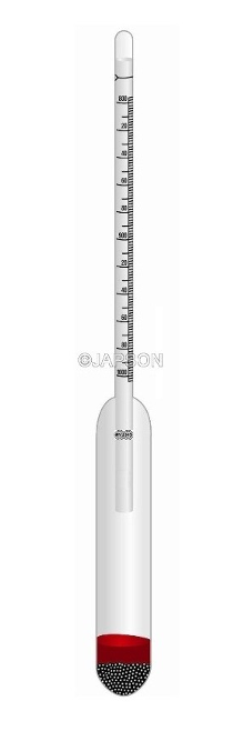 S.G HYDROMETER 0,600-0,700:0 1, W/OUT THERM