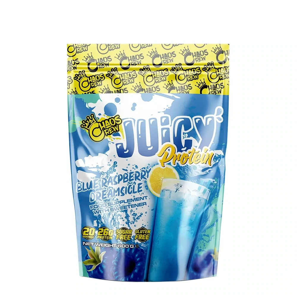 Chaos Crew Juicy Clear Whey - 900G, Flavour: Blue Raspberry Dreamsicle