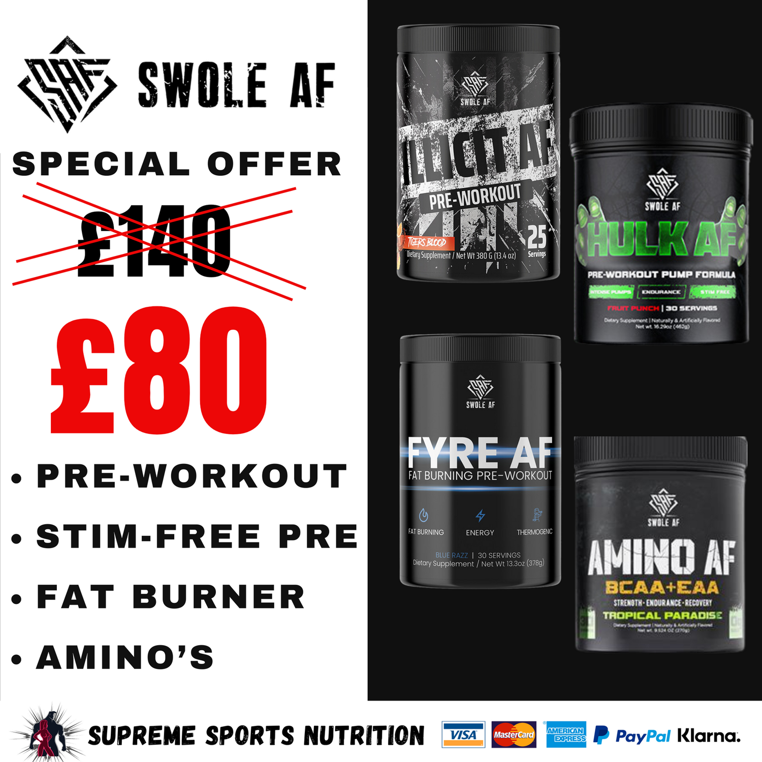 Swole AF Amino Stack