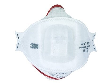 FFP3 3M Aura® 1883+ NR D Atemschutzmaske mit abgedecktem Ausatemventil - ab  16,49 €/Stk.