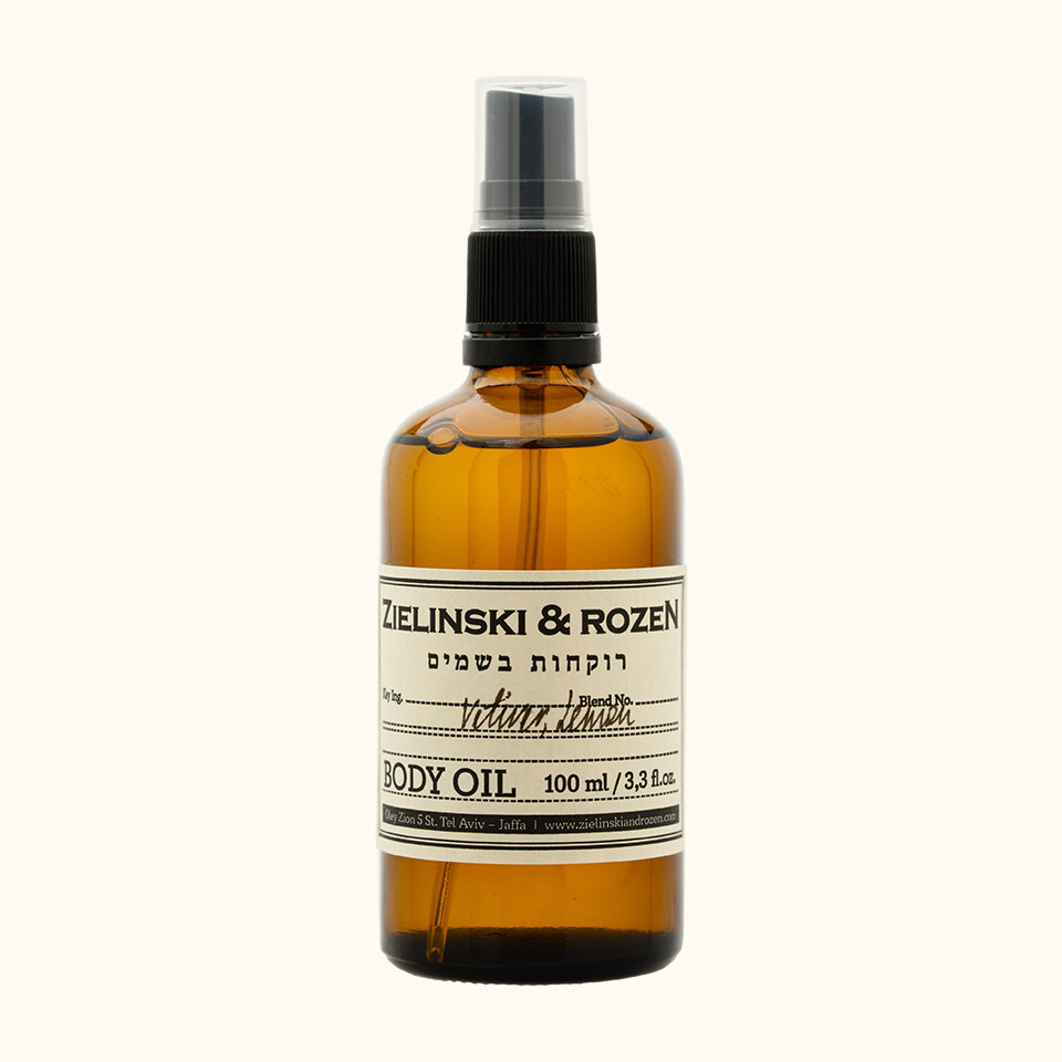 Body oil Vetiver, Lemon (100 ml)