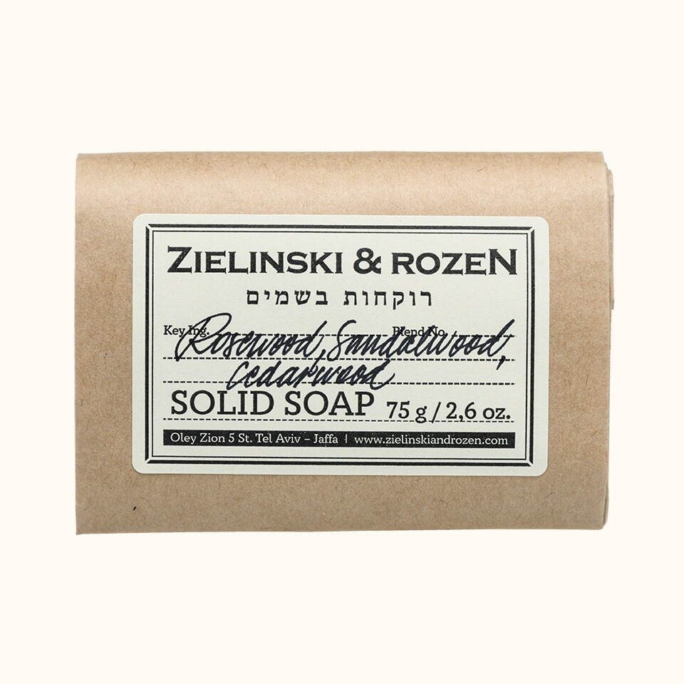 Solid soap Rosewood, Sandalwood, Cedarwood (75 g)