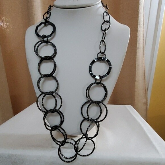 LOFT Pewter Chainlink Necklace #731