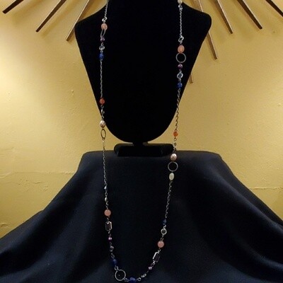 LOFT Multi-color Bead Necklace #736