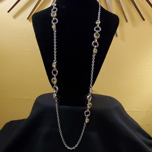 LOFT Multicolor Rhinestone Necklace #719