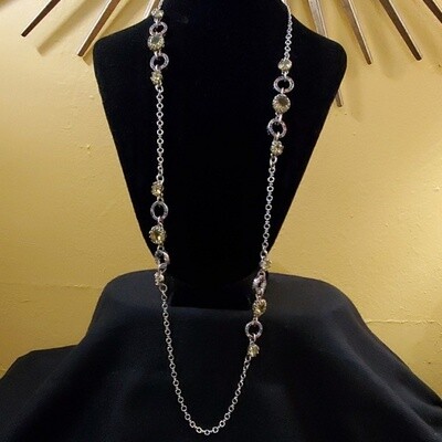 LOFT Multicolor Rhinestone Necklace #719