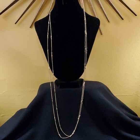 Ann Taylor Fine Goldtone Chainlink Necklace #673