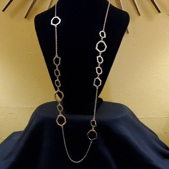 Ann Taylor Gold Chainlink Necklace #548