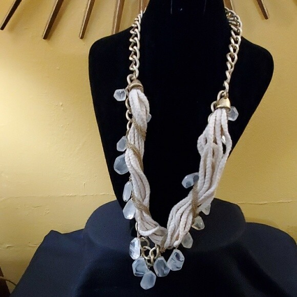 NEW Ann Taylor Chunky Rope Necklace #320