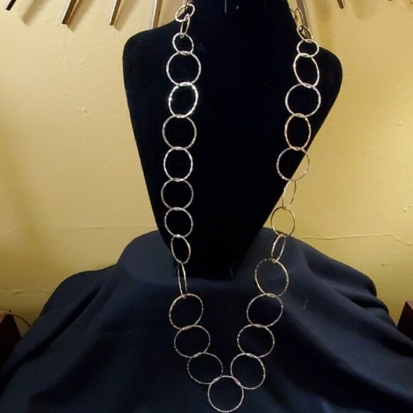 Ann Taylor Goldtone Chainlink Necklace #35
