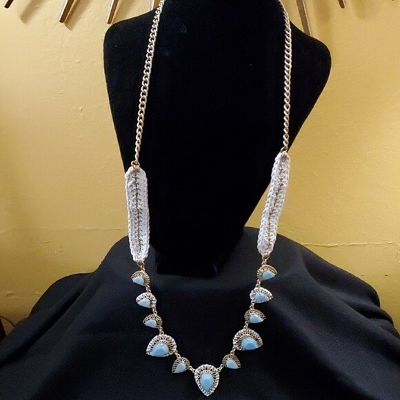 LOFT Turquoise Stone Necklace #97