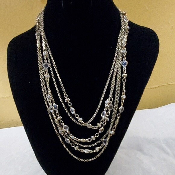 LOFT Fine Goldtone Multistrand Necklace #89