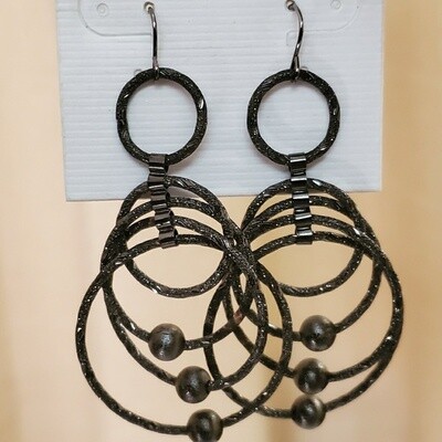 LOFT Shimmer Metal Dangle Earrings #482