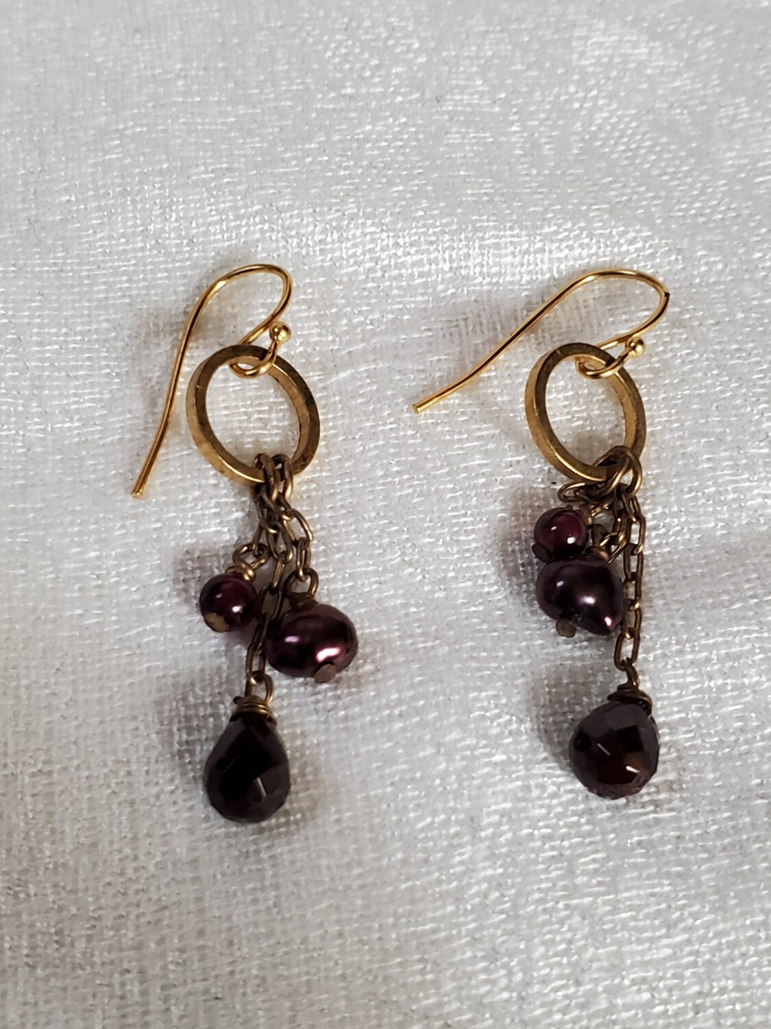 Berry Bead Dangle Earrings #990