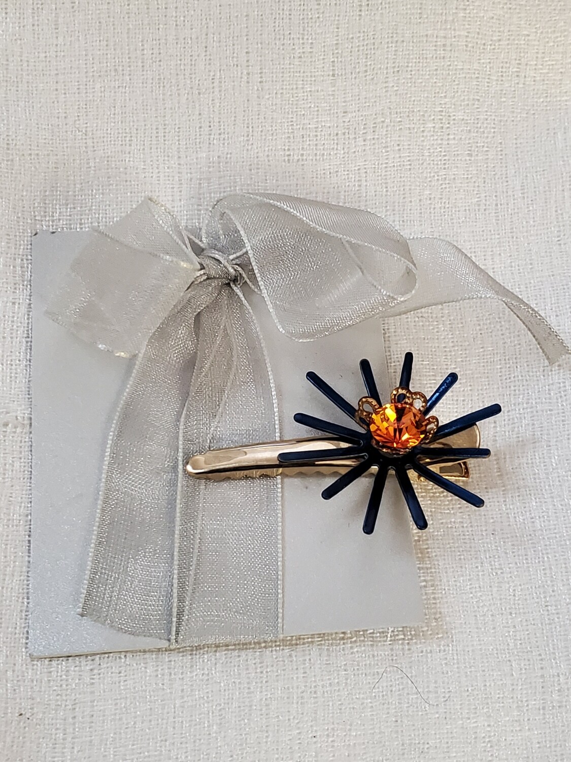LOFT Blue and Orange Hair Clip #1032