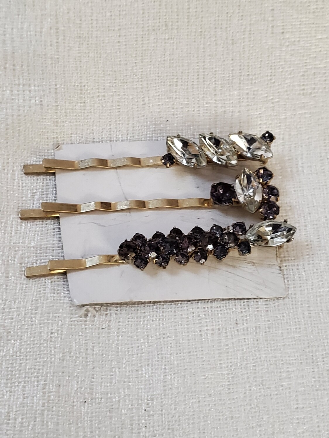 LOFT Gold Silver Rhinestone Hair Pins #1041