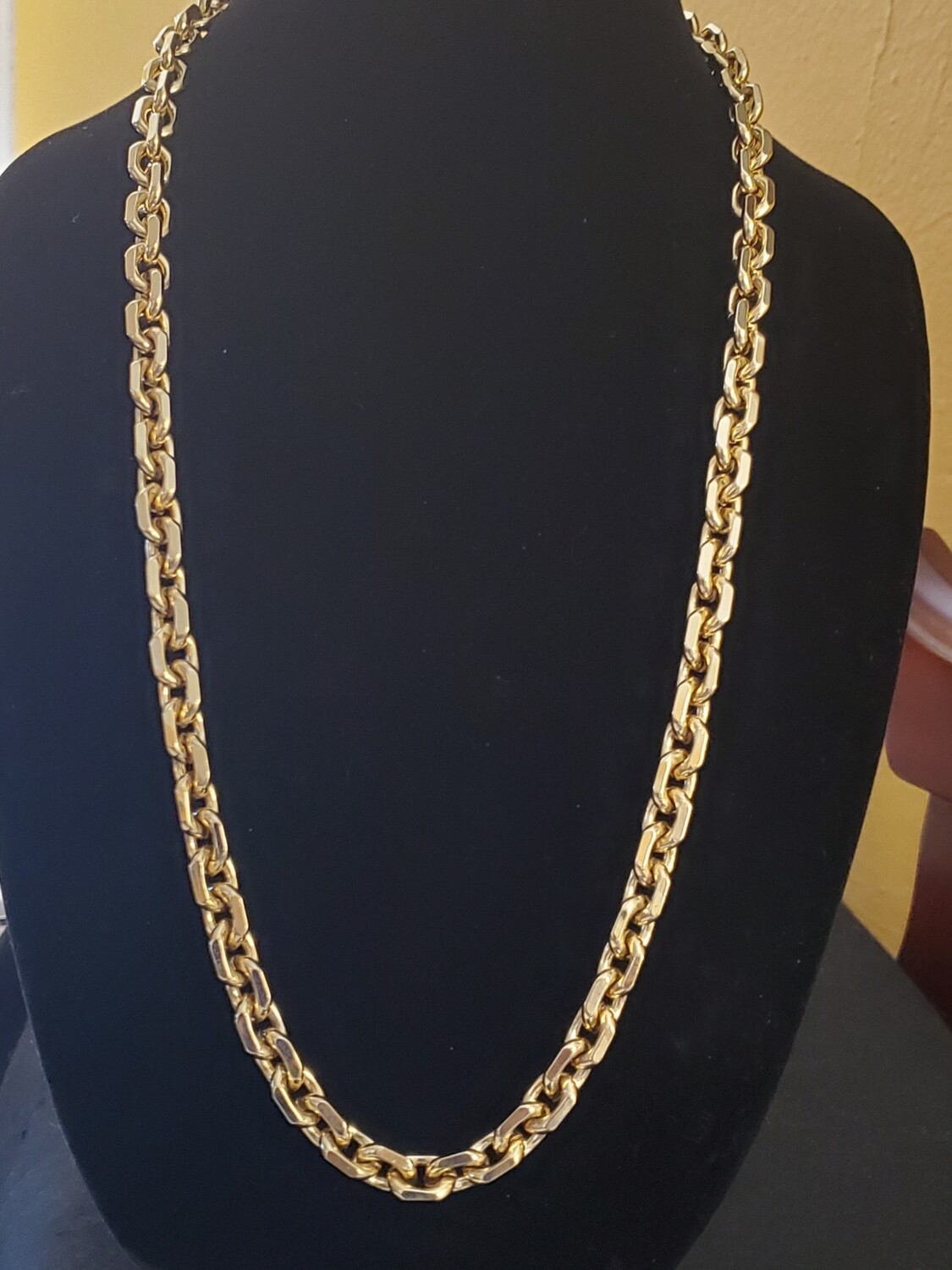 Rachel Reinhardt Goldtone Chunky Chainlink Necklace #1109