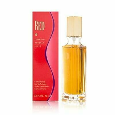 Red by Giorgio Beverly Hills for Women 3.0 oz Extraordinary Eau de Toilette Spray #1356